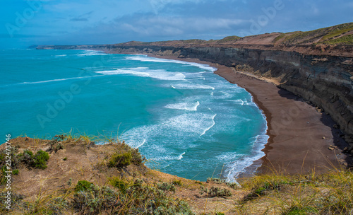 Wild Patagonia coast