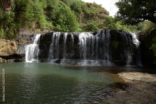 Talafofo Falls in the southern part of Guam  United States
