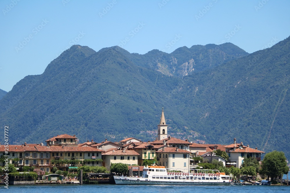 Holidays at Isola Pescatori at Lake Maggiore, Piedmont Italy