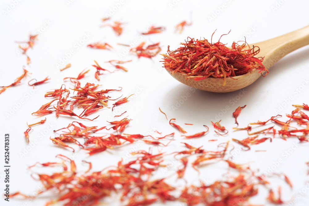 Naklejka premium Image shot of safflower (herb)