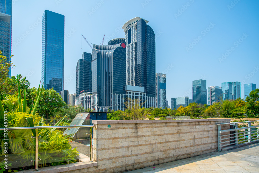 Obraz premium Urban Modern Architectural Complex..