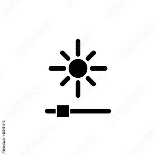 adjust brightness reduce icon. Signs and symbols can be used for web, logo, mobile app, UI, UX