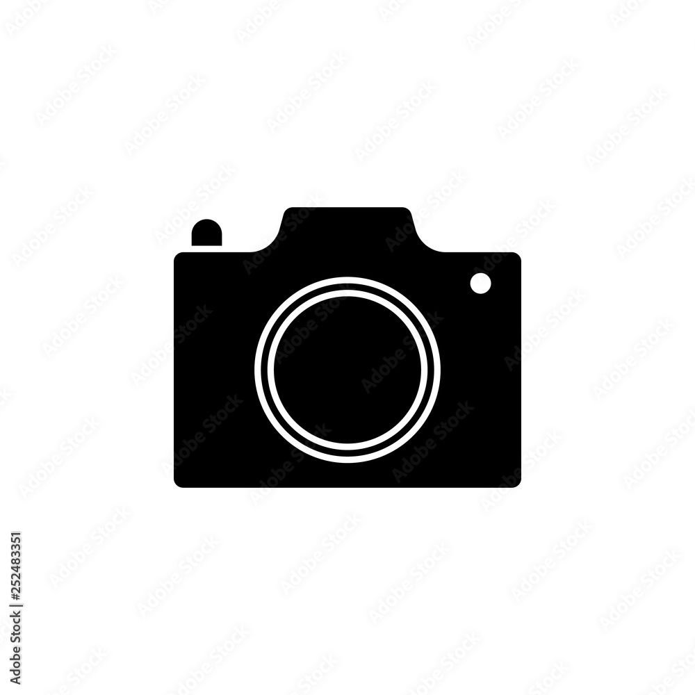 photocamera icon. Signs and symbols can be used for web, logo, mobile app, UI, UX