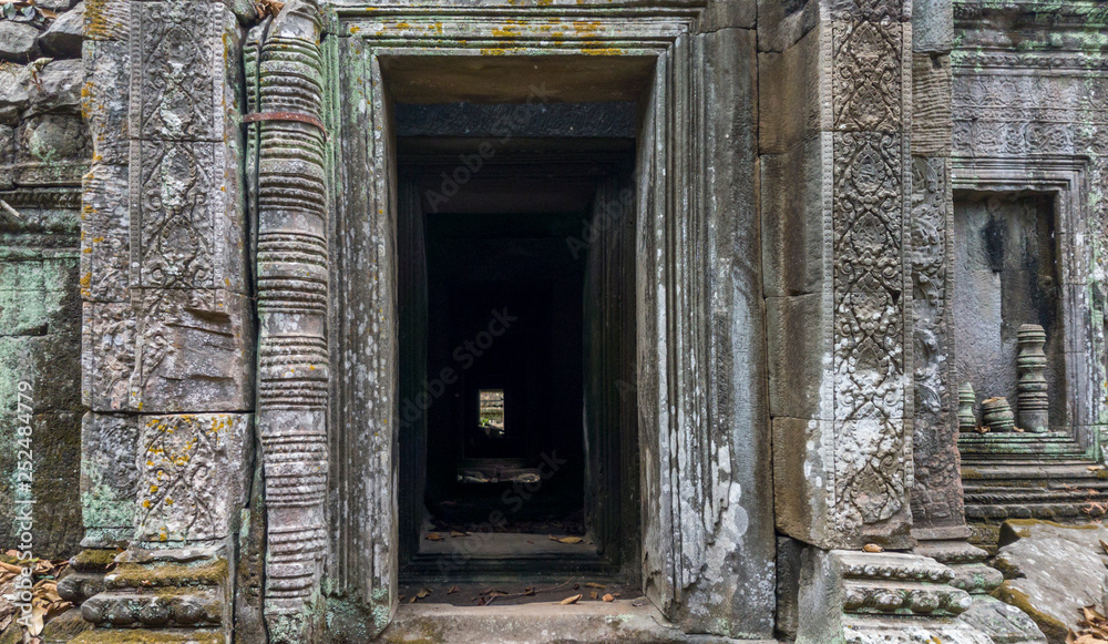 Ta Prohm temple at Angkor Wat Siem Reap Cambodia
