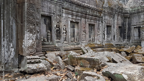 Ta Prohm temple at Angkor Wat Siem Reap Cambodia