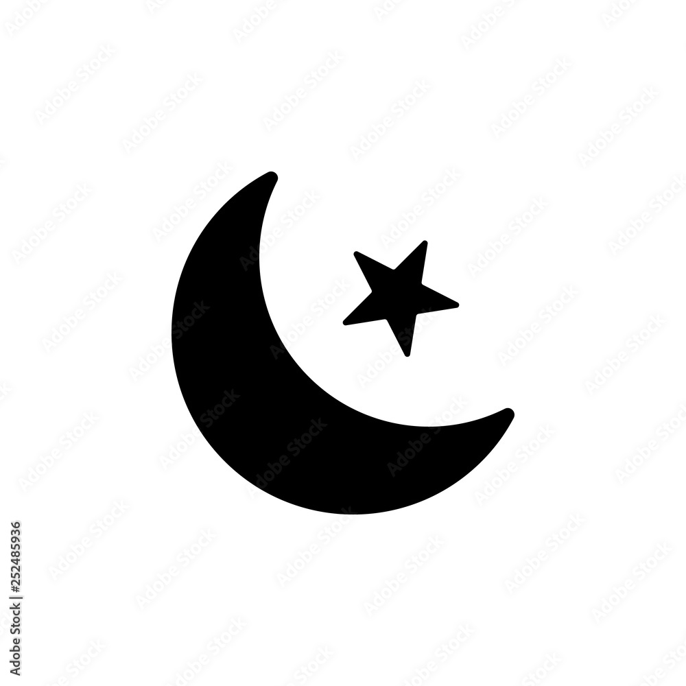 moon star phase icon. Signs and symbols can be used for web, logo, mobile app, UI, UX moon star phase icon. Signs and symbols can be used for web, logo, mobile app, UI, UX