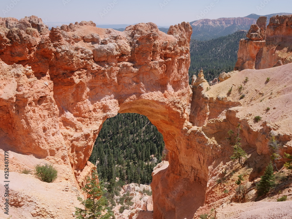 Wide view of Bryce Canyon National Park is one of the top attractions in Utah, USA