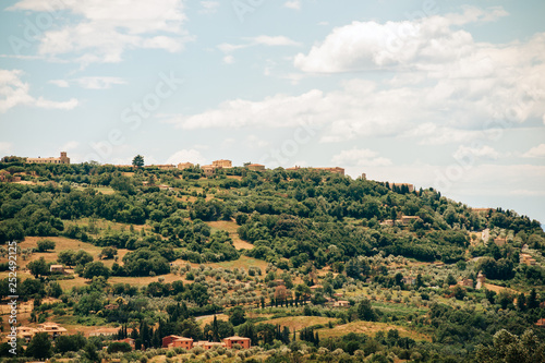Bilde på lerret Beautiful landscape of Massa Marittima area, Province of Grosseto, Tuscany, Ital