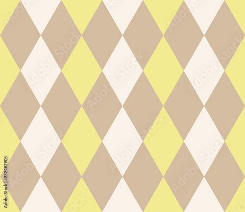 Seamless abstract background with rhombuses. Infinity geometric pattern. Vector illustration. 
