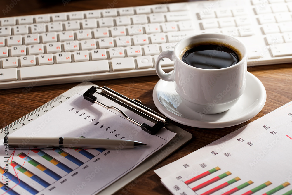 Accounting. Items for doing business in the office in the composition. Accounting. Items for doing business in the office in the composition.