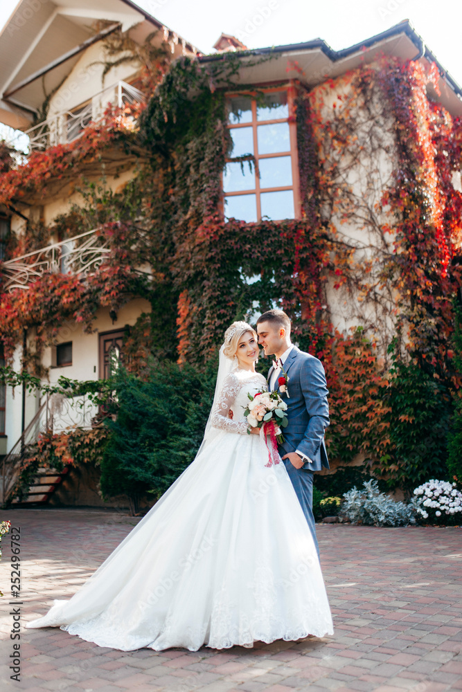 Fototapeta premium Bride and groom