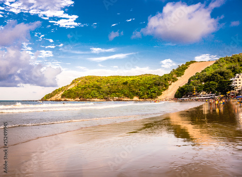 view of a beautiful beach paradise