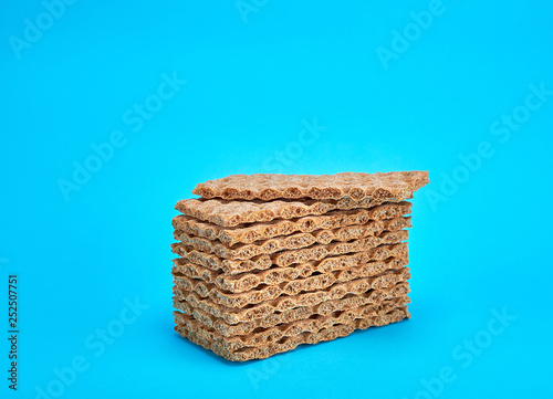 A stack of rectangular snack bars