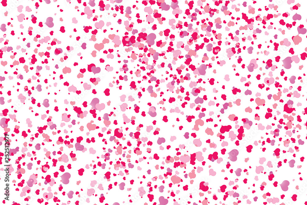 a lot of red hearts inside bubbles on a pink background soap bubble a lot of red hearts inside bubbles on a pink background soap bubble