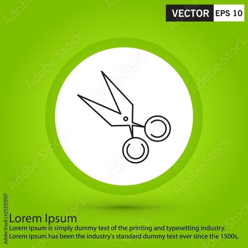Vector Scissor icon