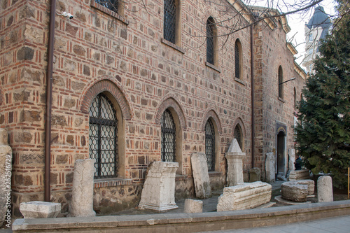 Buildng of Archaeological Museum at the center of city of Sofia, Bulgaria photo