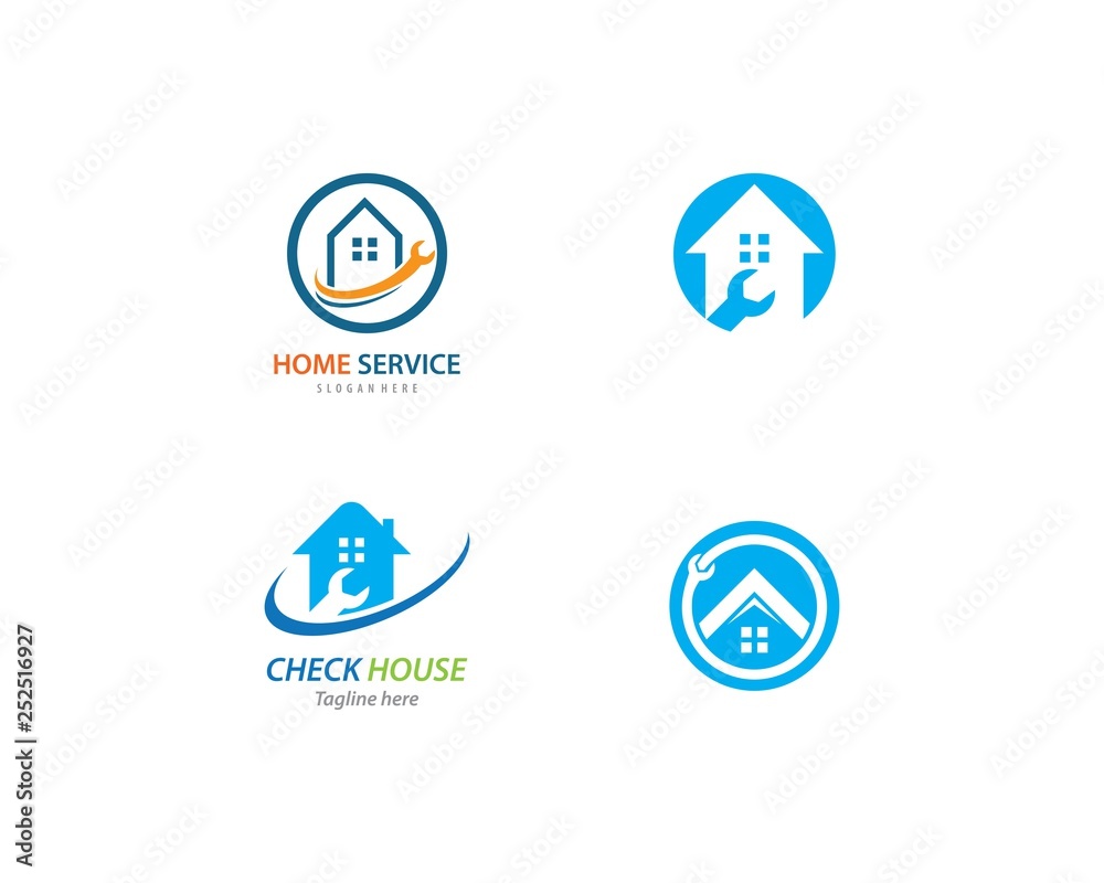 Home repair logo vector Home repair logo vector