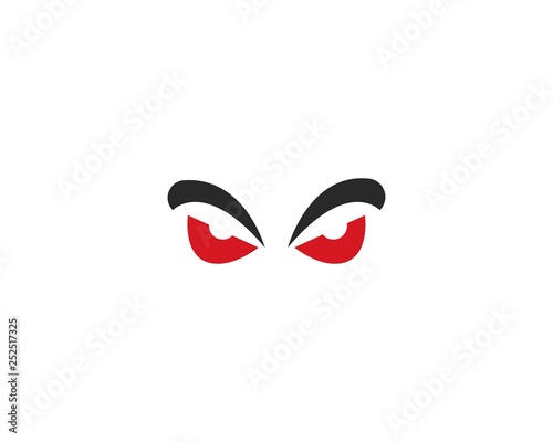 Devil Eye logo vector