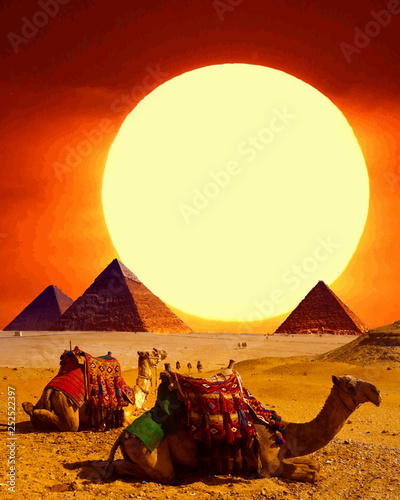 Egipt Sunset  NERO