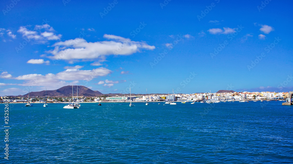 Fuerteventura, Canary Islands scenic shore line