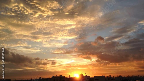 Evening sky, sunset