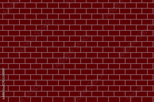 Brick background material. Simple pattern. Brown. レンガの背景素材 シンプルパターン 茶色