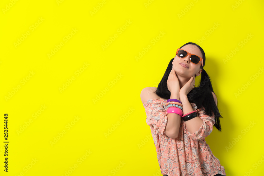 Girl with sunglasses Girl with sunglasses