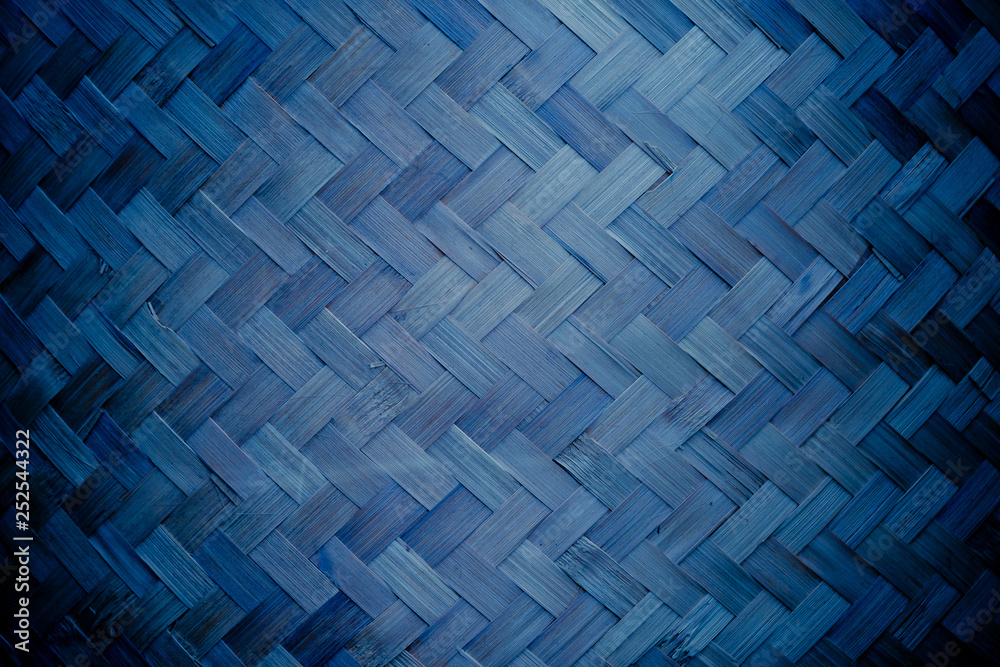 Blue Bamboo grass woven flat mat natural bamboo Blue Bamboo grass woven flat mat natural bamboo