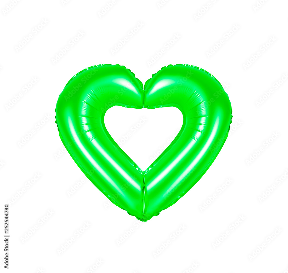 heart sign, green color