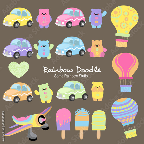 Rainbow Doodle Collection