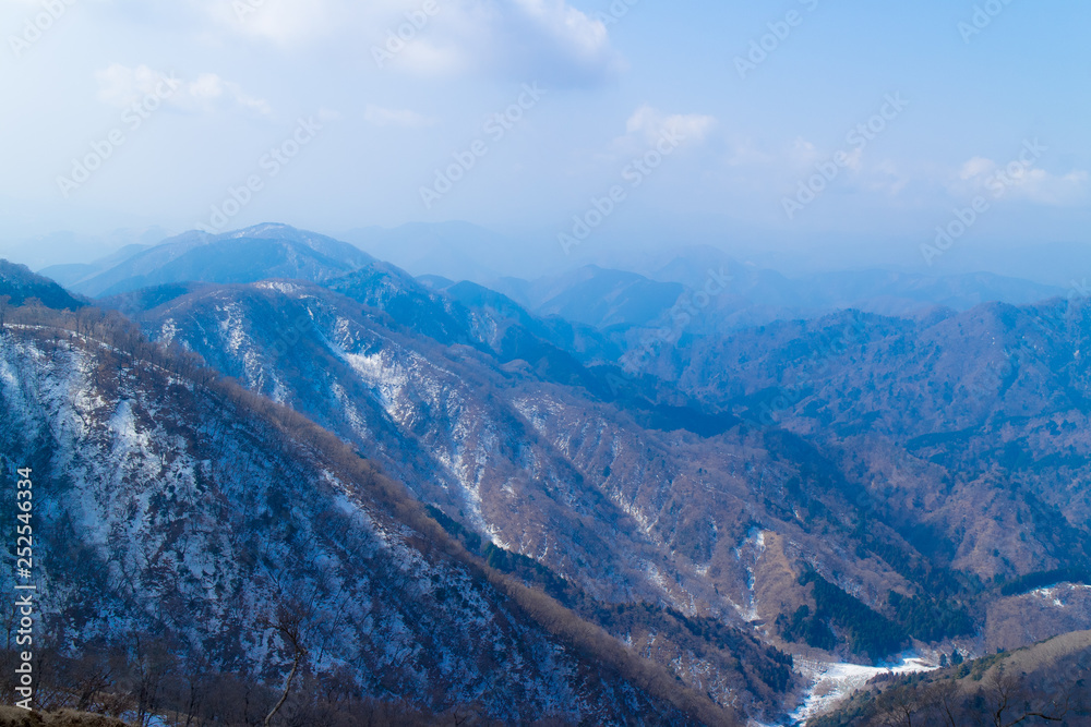 丹沢の雪景色