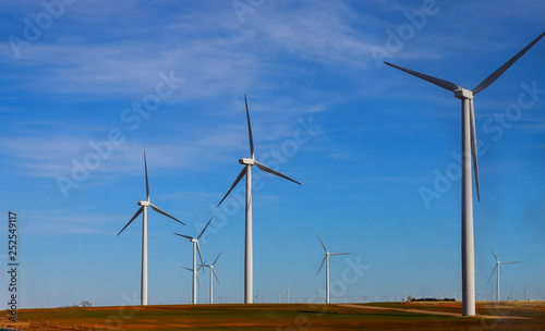 Windmills in the West Texas wind power