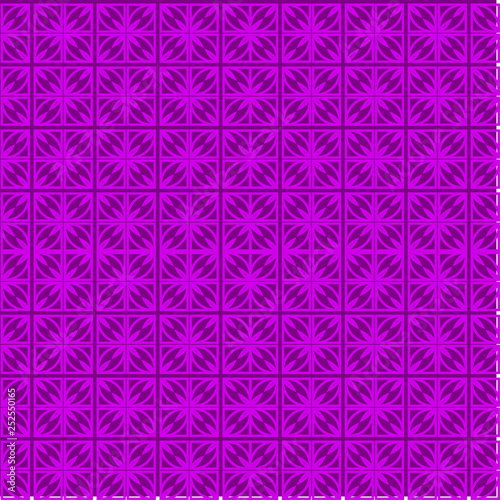 Seamless Pattern With Abstract Geometric Style. Repeating Sample Figure And Line. Vector illustration. Purple color