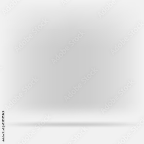 Gray and white studio room for presentation product and template © mutarider15