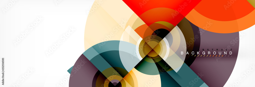 Geometric circle abstract background, creative geometric wallpaper. Geometric circle abstract background, creative geometric wallpaper.