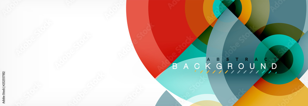 Abstract background circle design Abstract background circle design