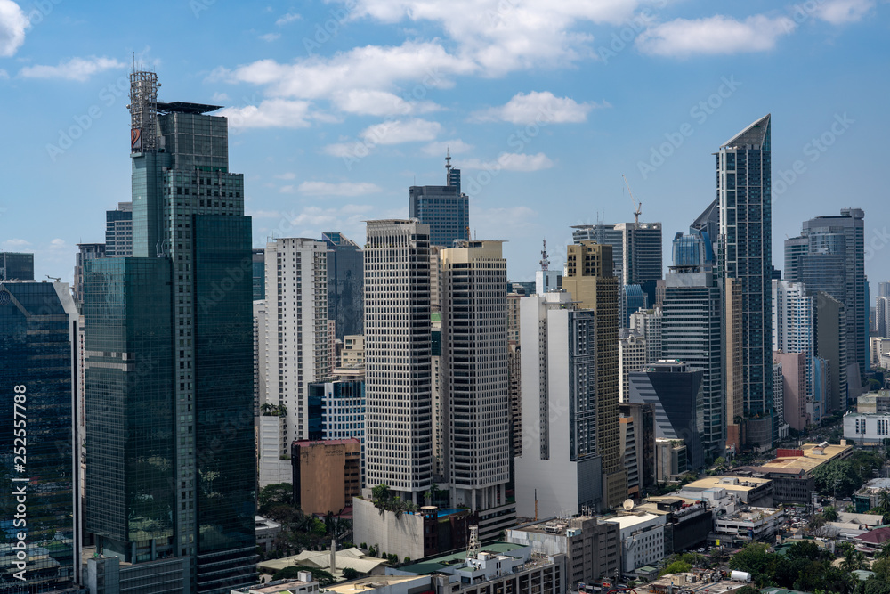 Obraz premium Aerial view of Manila, Philippines