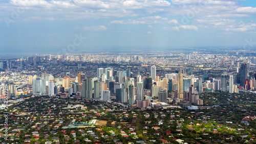 Skyscrapers at Makati  Manila  Philippines
