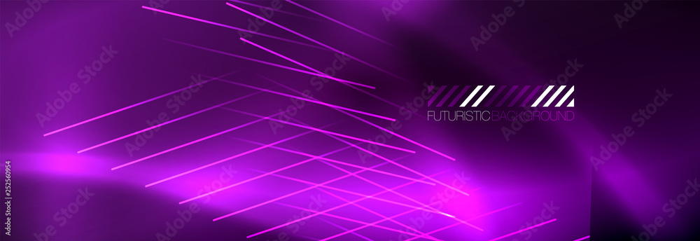 Shiny glowing lights neon color design background Shiny glowing lights neon color design background