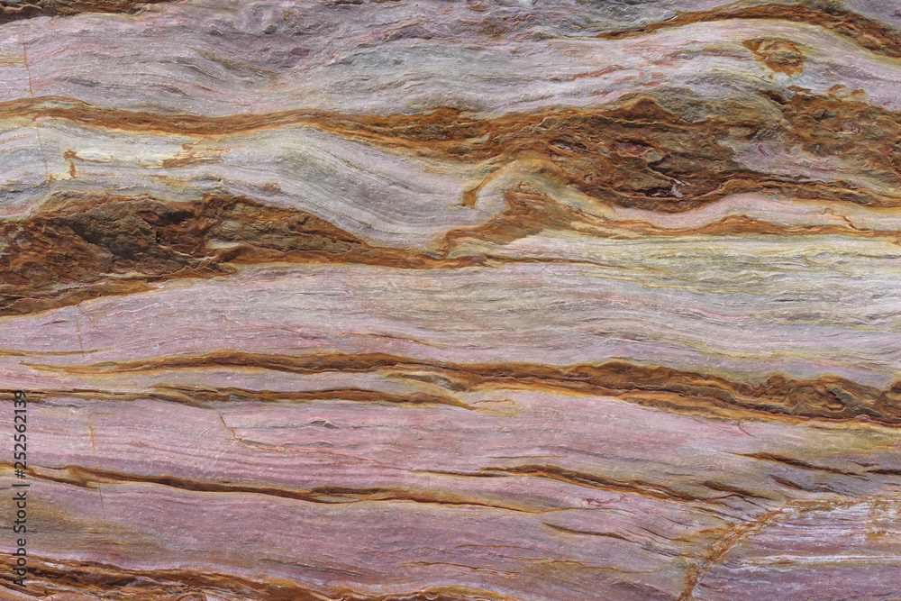 Naklejka premium The sandstone texture background. Tubkaek Beach in Krabi, Southern Thailand