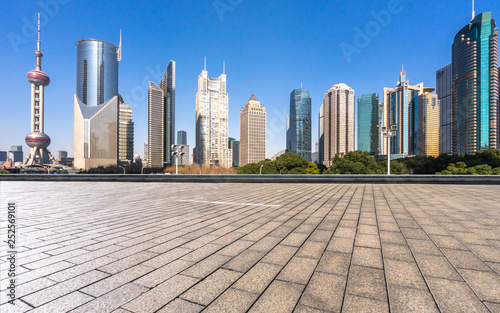 Photography skyscrapers in shanghai china