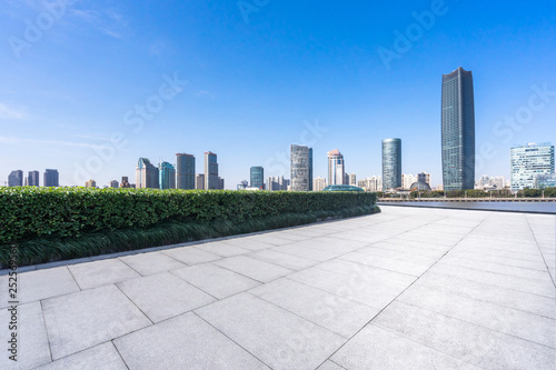 panoramic city skyline