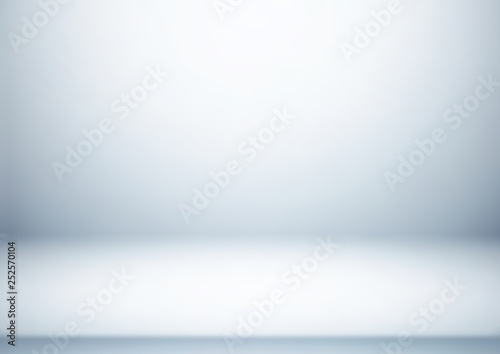 Empty gray studio room, used as background for display your products