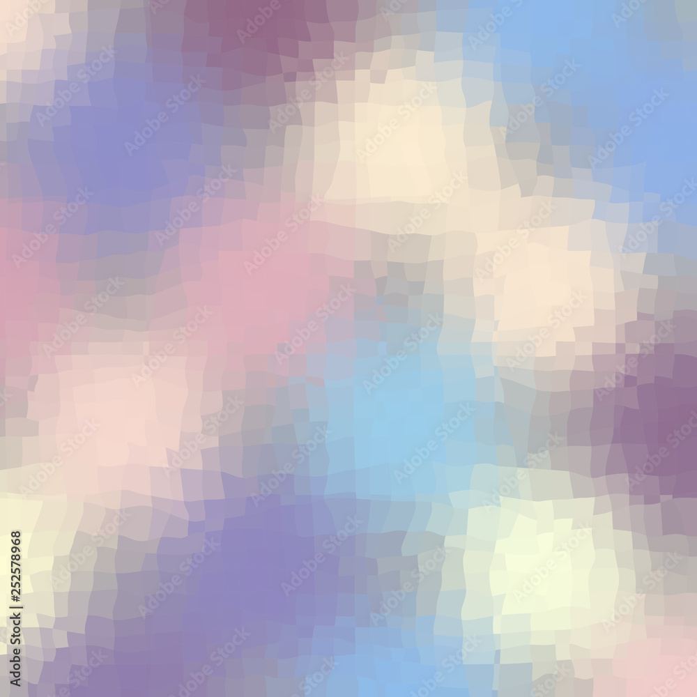 Geometric abstract pattern. Soft colors blurred background.