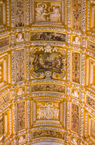 Interior of the Doge's palace in Venice, Italy