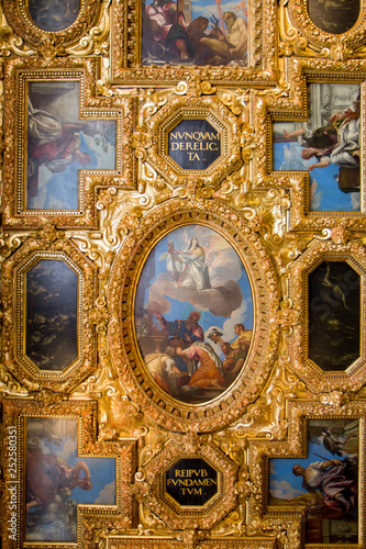 Εκτύπωση καμβά Interior of the Doge's palace in Venice, Italy