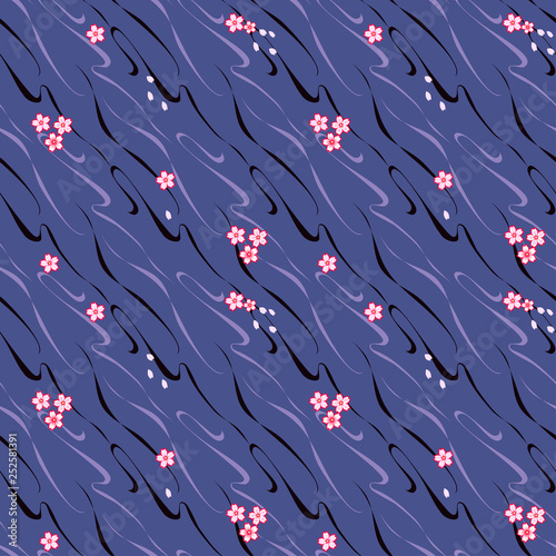 Sakura Japanese style pattern.