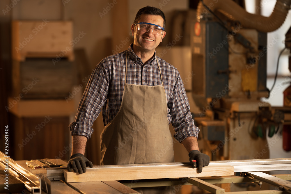Wood craftsman at work Wood craftsman at work