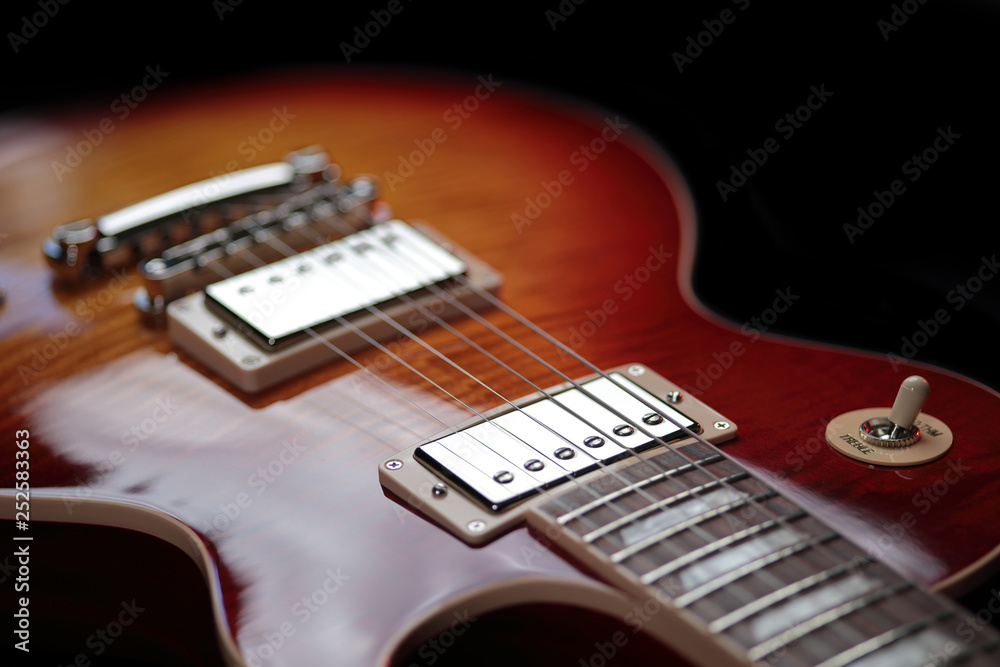 Rhythm Treble Switch and Neck Pickup on New Electric Guitar