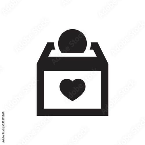 Charity donation icon